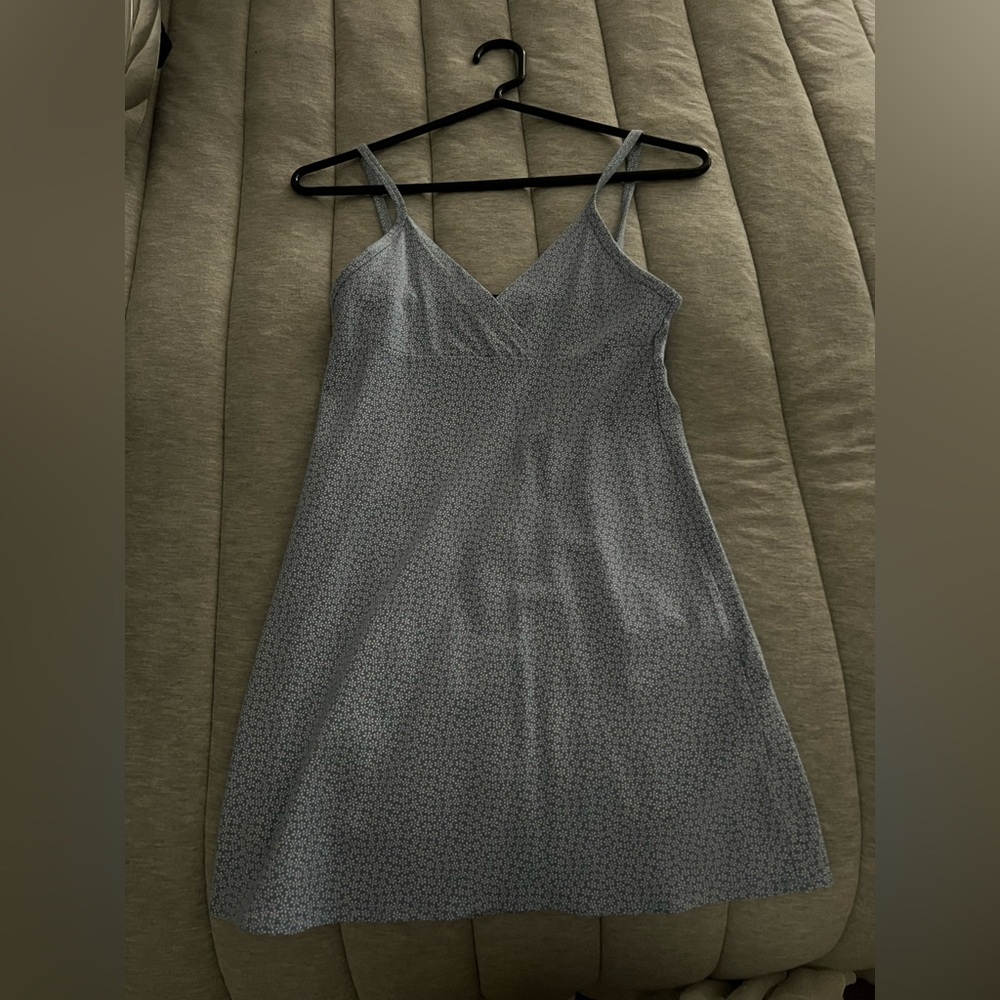 brandy melville blue mini flower dress